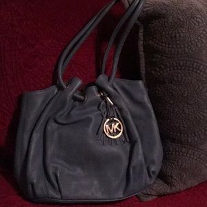 Michael Kors Leather Bucket Bag